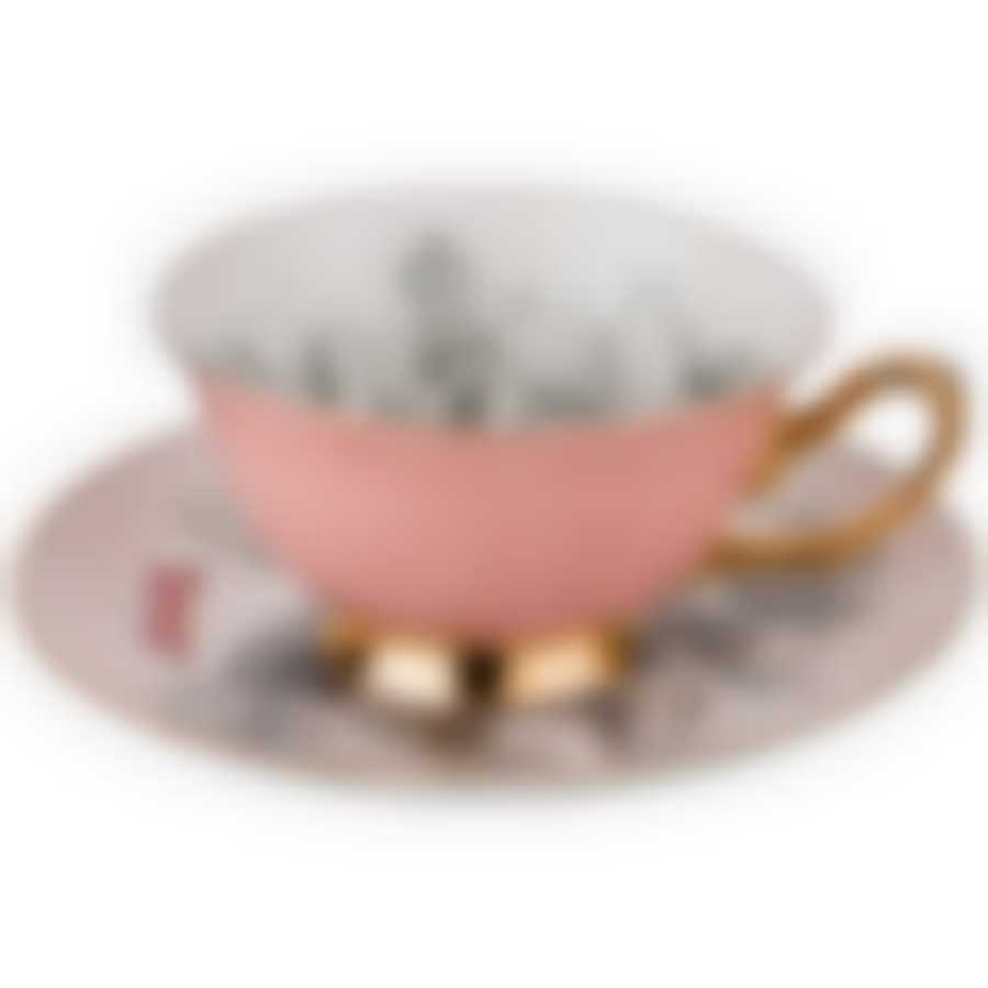 Чайный набор на 1 персону "МАДЖЕНТА", 2 пр., 200 мл