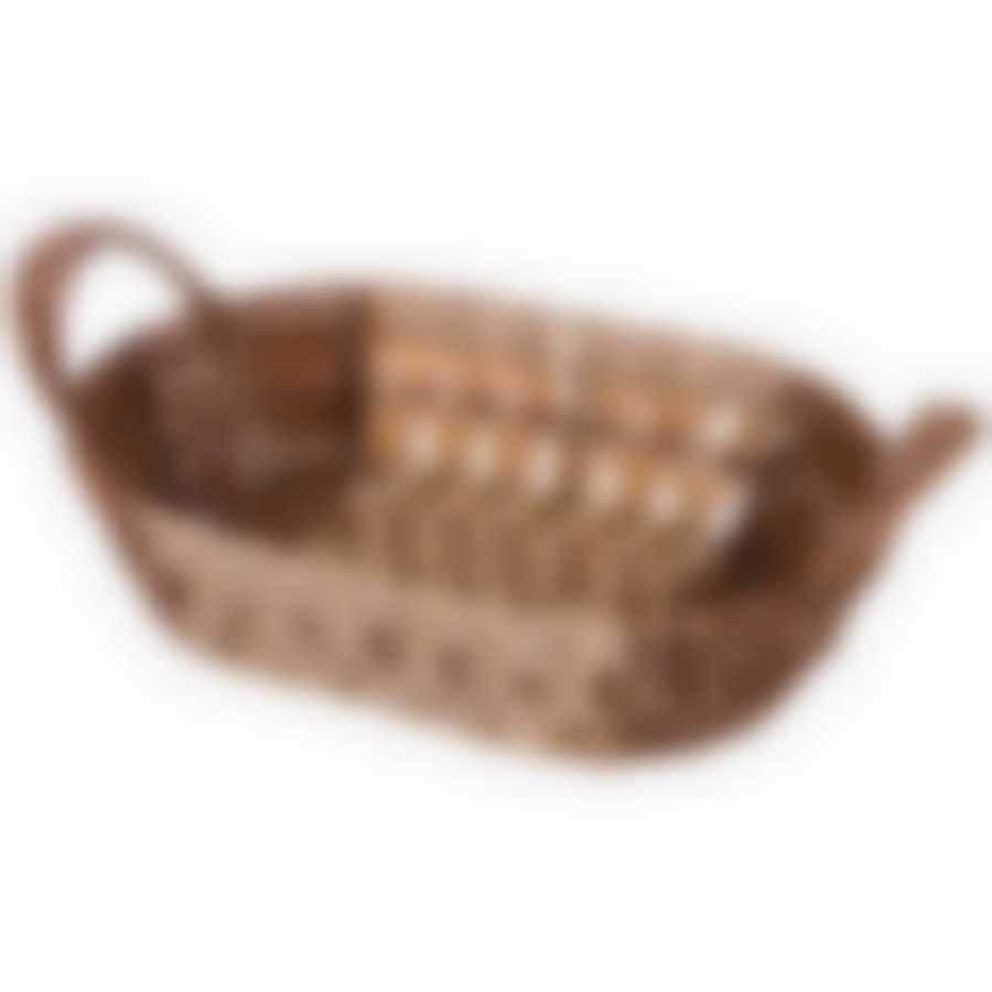 КОРЗИНКА С РУЧКАМИ КОЛЛЕКЦИЯ "НАТУРЕЛЬ" 28*20*6/9 СМ