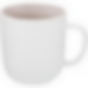 КРУЖКА "VELOUR" 400МЛ ВНУТРИ СВЕТЛО-СЕРАЯ ГЛАЗУРЬ (МАЛ=4ШТ/КОР=24ШТ.)