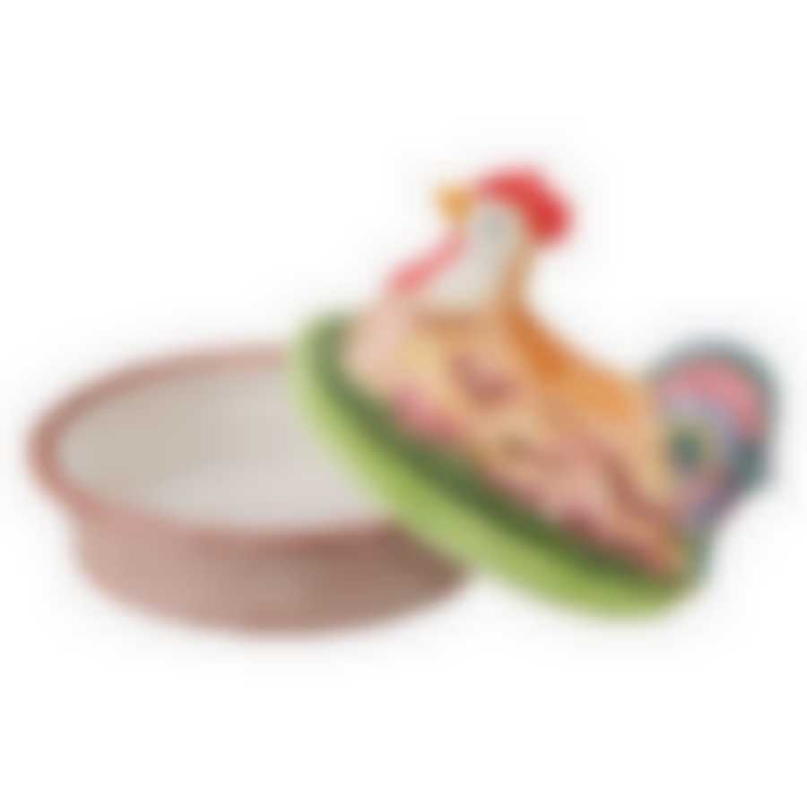 Блюдо с крышкой Annaluma Курочка, D=31 см