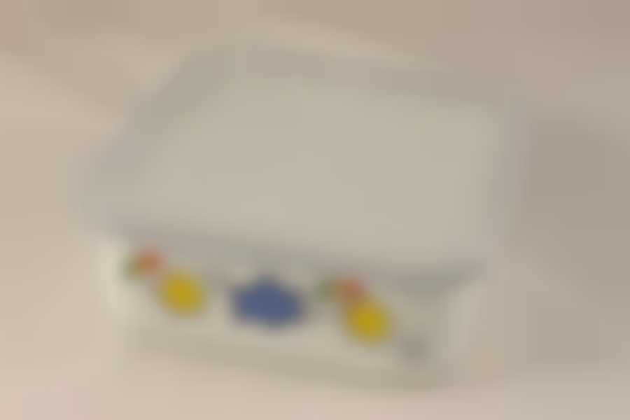 Лоток эмал 1,0л квадр с рис пласт/кр 2507/4М