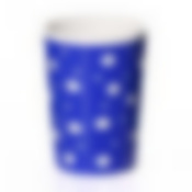 Стакан Горошек 250 мл (бело-синий)