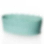 Сухарница Ажур 22 см (аквамарин)