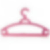 НАБОР ВЕШАЛОК для легкой одежды 3шт (цвет в ассортименте)