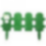 Ограждение декоративное КЛАССИКА (2,99*0,25 м) цв.зеленый