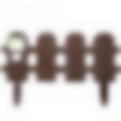 Ограждение декоративное КЛАССИКА (2,99*0,25 м) цв.коричневый