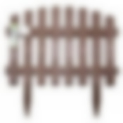 Ограждение декоративное Волна, цв.коричневый, длина 2,45 м