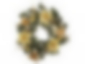 ИЗДЕЛИЕ ДЕКОРАТИВНОЕ"ВЕНОК С ЗОЛОТЫМИ ПУАНСЕТИЯМИ" ДИАМЕТР=30 СМ.БЕЗ УПАКОВКИ