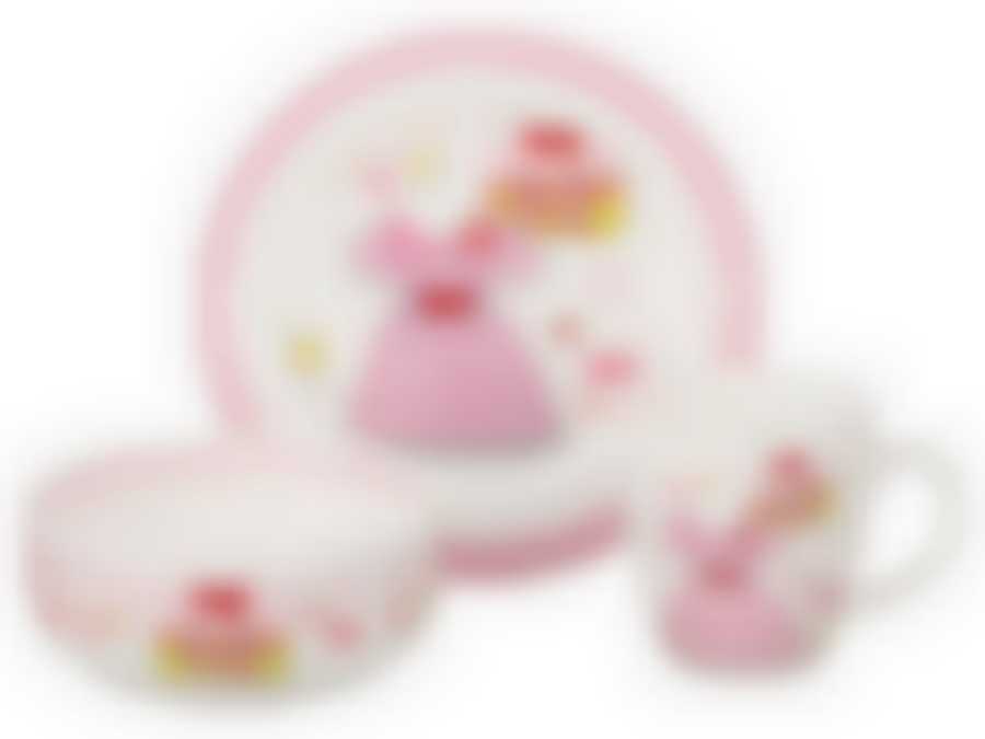 Набор детской посуды для завтрака Lefard Girl, 3 предмета