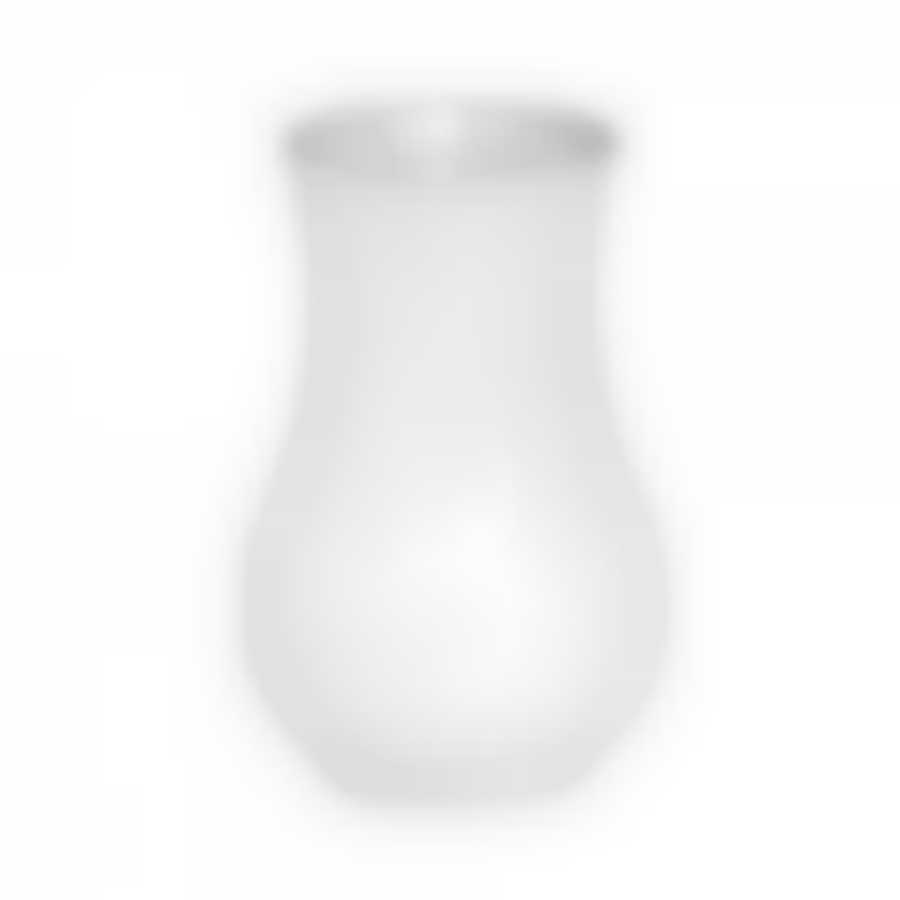 Ваза ФЛЭШИ КОЛОРС белая 20см