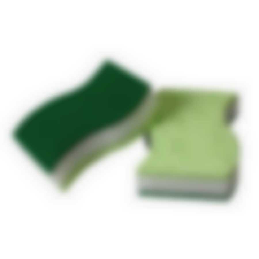 Губка трехслойная 3-в-1 2шт