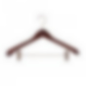 Вешалка для верхней одежды с клипсами prestige 44см