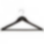 Набор вешалок универсальных siluet black 44см 4шт