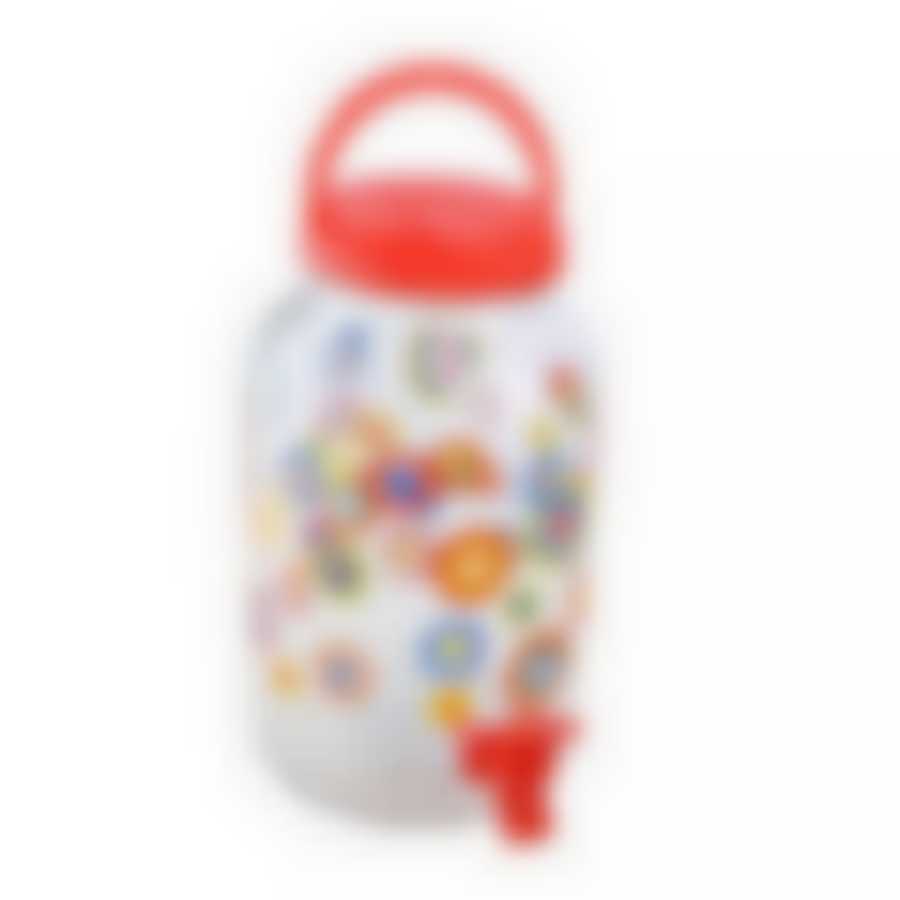 Банка стеклянная с пластмассовой крышкой и краником DACHA 3.8л