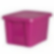 Коробка для хранения Curver "Essentials", с крышкой, цвет: темная фуксия, 26 л