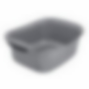 Таз прямоугольный URBAN 8л серебристый