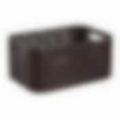 Корзинка универсальная Curver "Style", цвет: темно-коричневый