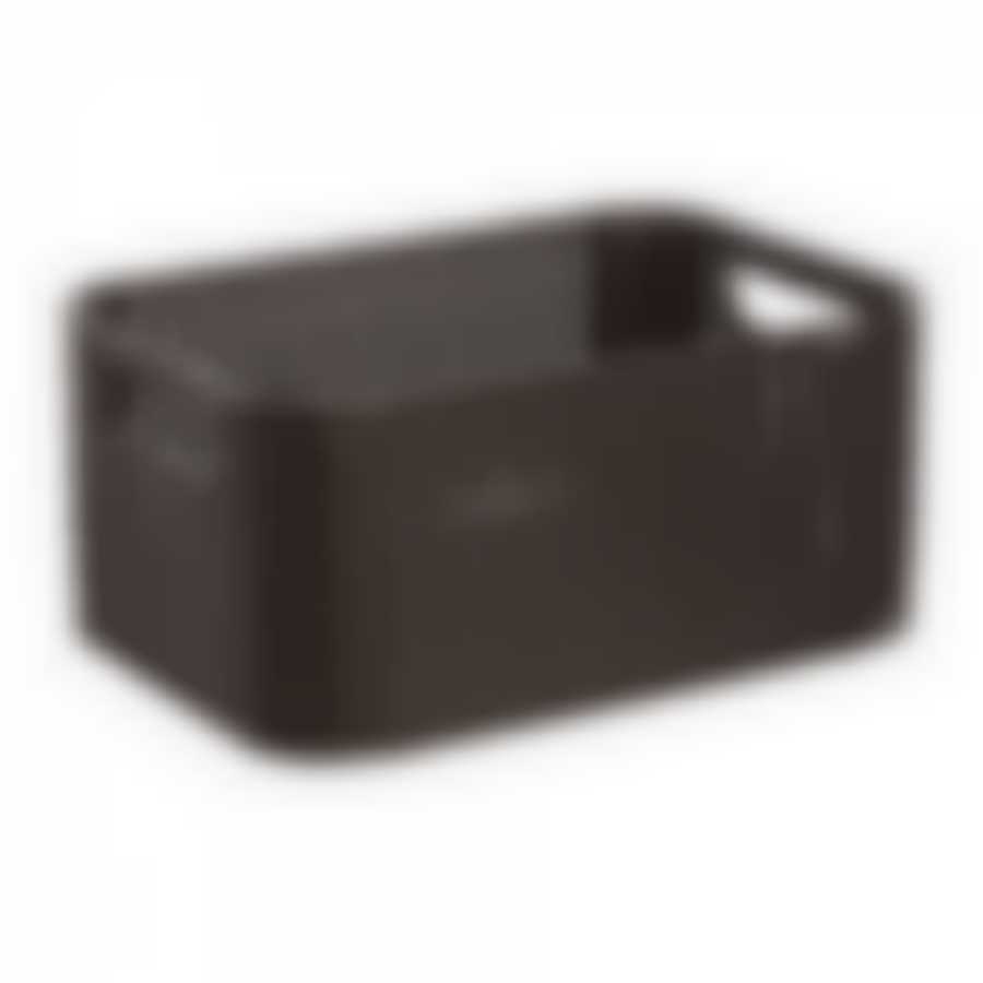 Корзинка универсальная Curver "Style", цвет: темно-коричневый