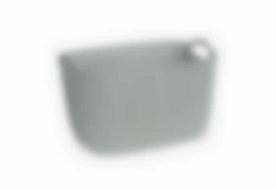 Прямоугольная корзина KNIT L 19л голубая