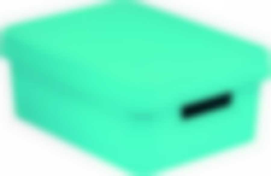 Коробка Curver Infinity с крышкой 11л лазурная