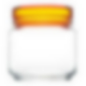 Банка для продуктов колорлишэс с оранжевой крышкой 0.5л