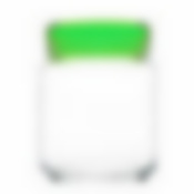 Банка для продуктов КОЛОРЛИШЭС с зеленой крышкой 0.75л