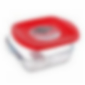 Блюдо квадратное с крышкой o cuisine 20x17x5.5см 1л