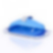 Масленка "Горошек" (бело-син.)