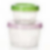 Банки 2 шт. с закруч. крышкой 300 мл +700 мл (цвет в ассортименте)