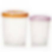 Банки 2 шт.с закруч.крышкой 0,6л + 1,3л (цвет в ассортименте)