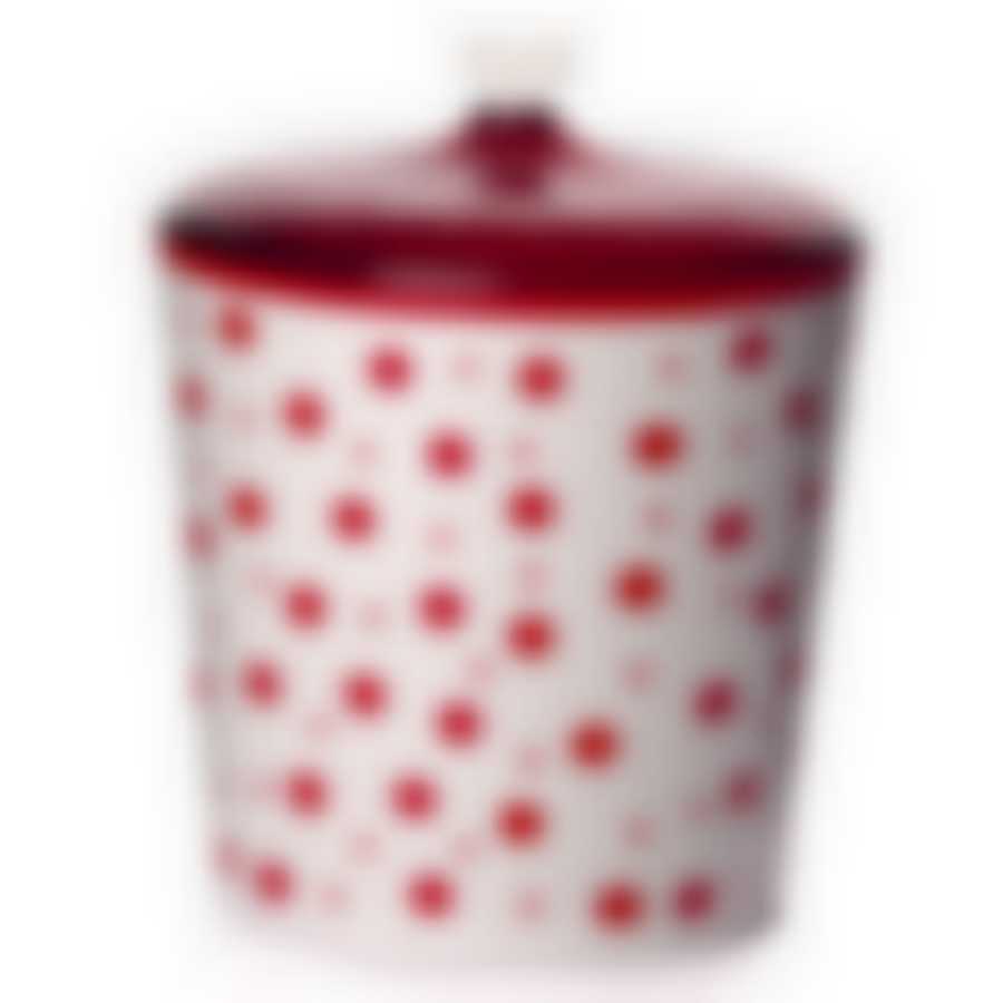 Банка "Горошек" 3 л с крыш. (крас-бел)