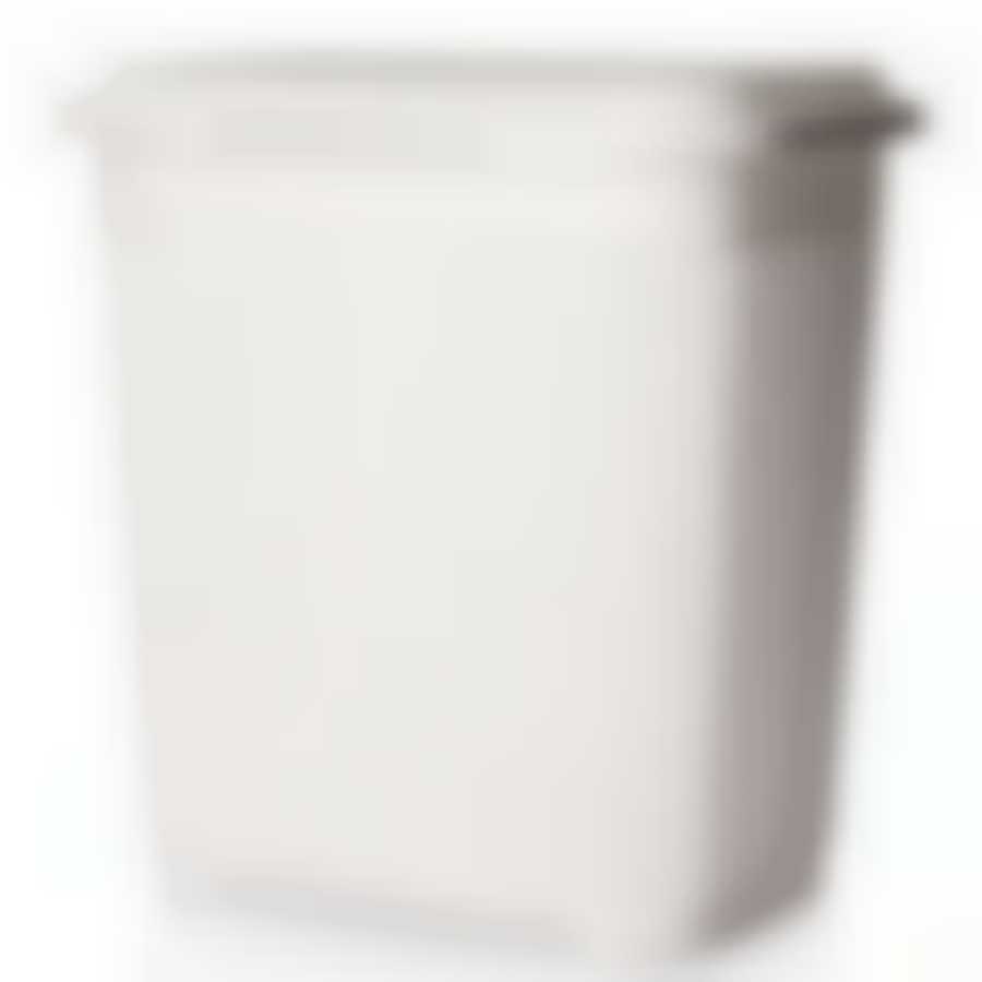 Корзина для белья Idea "Вязание", 40 л (белый)