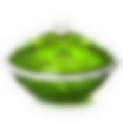 Сахарница с крышкой Хрусталь 0,5 л (прозр.зел - бел.)