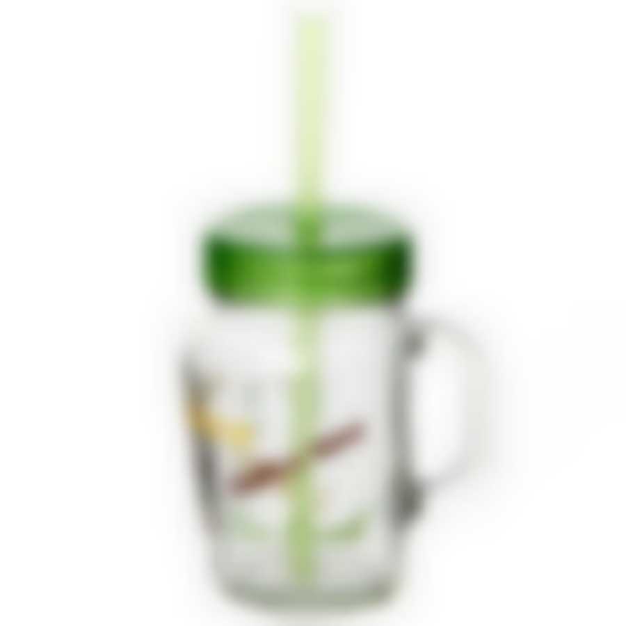 Стакан для коктейля с трубкой