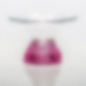 Ваза для фруктов Crystalite Bohemia Rose Frost, H=25,5 см c розовым основанием (72R68)