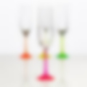 Набор фужеров для шампанского 4 шт Bohemia Crystal Неон, 190 мл