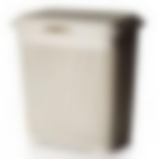 Корзина для белья Idea "Вязание", 40 л (белый ротанг)