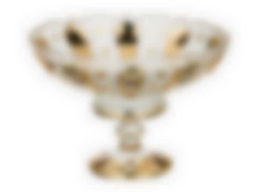 Фруктовница на ножке "Голден" d=25см