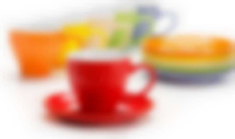 Чайный набор на 6 персон Loraine Радуга, 240 мл