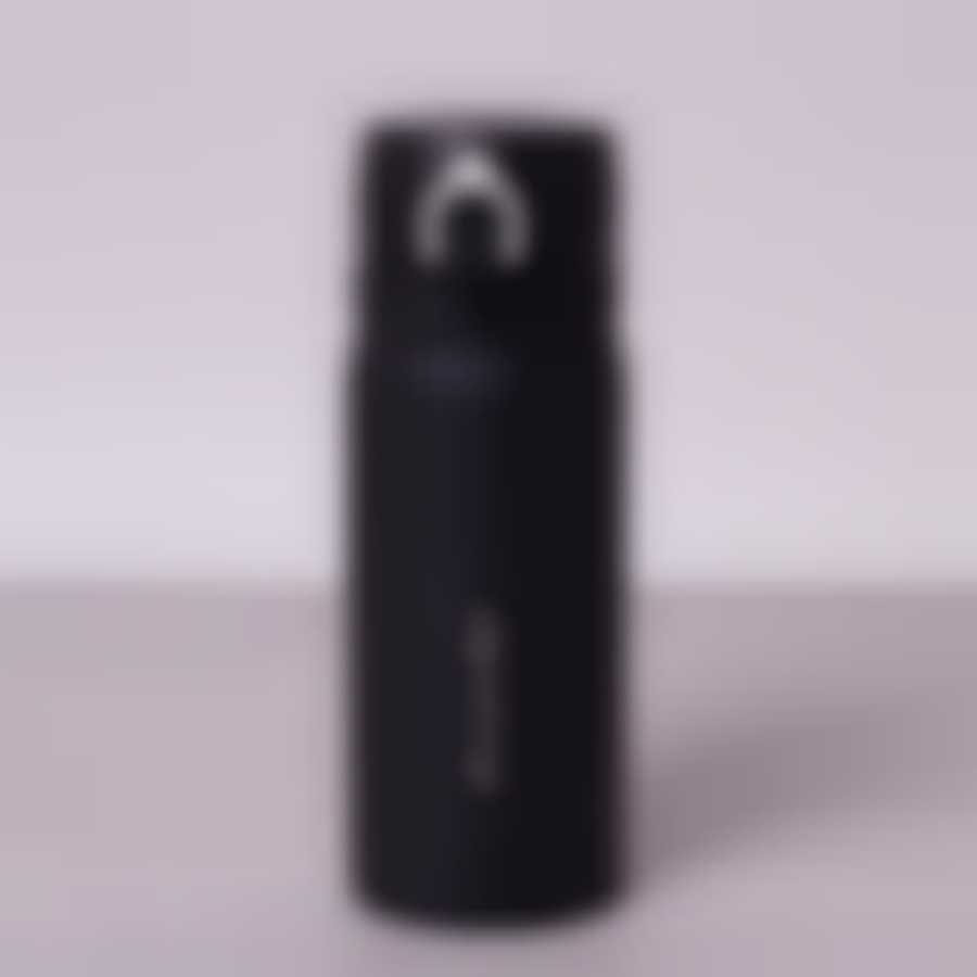 Термос-бутылка 360мл из нержавеющей стали (голубой, черный, салатовый)