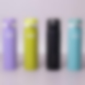 Термос-бутылка 500мл из нержавеющей стали (голубой, фиолетовый, черный, оранжевый, салатовый)