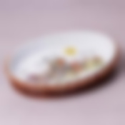 Форма керамическая для запекания 2.1л (33*24*4.5см) овальная с ротанговой корзинкой