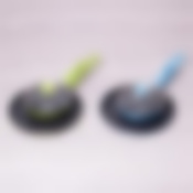 Набор сковорода блинная Ø22см и сковорода Ø14см из алюминия с крышкой и керам. покрытием