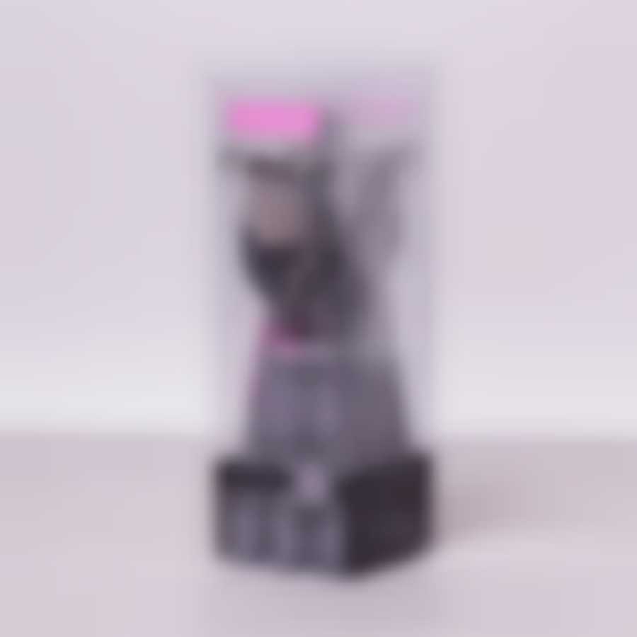 Набор столовых приборов 24 пр. с пластиковыми ручками (синий, серый, молочный)