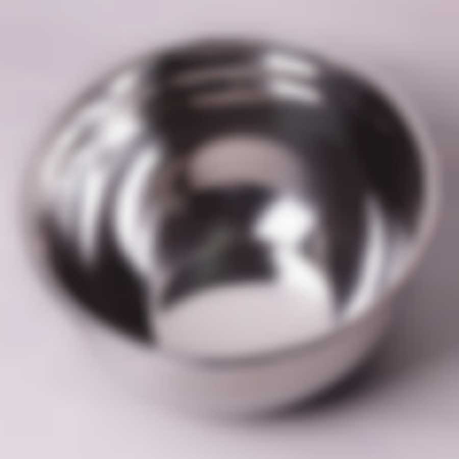 Миска Ø22*12см из нержавеющей стали c антискользящим силиконовым дном