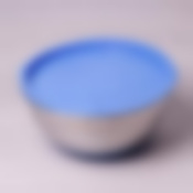 Миска Ø26*12см из нержавеющей стали c пластиковой крышкой и антискользящим дном