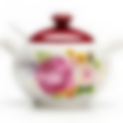 26228 Сахарница с/кр+лож 375мл "Букет"