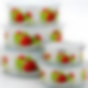 Набор мисок 5пр с/кр "Земляника"