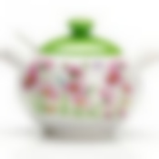 26243 Сахарница с/кр+лож 375мл "Цветы"