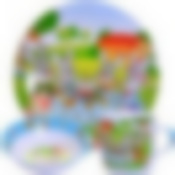 Набор детской посуды Loraine "Зайчики", 3 предмета